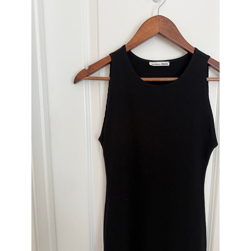 Reformation Ribbed Mini Dress Size Medium - Picture 3 of 6